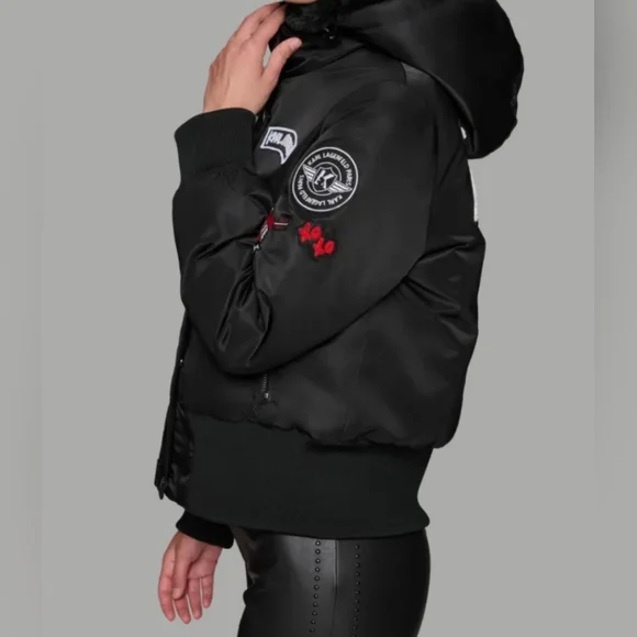 Karl Lagerfeld Hooded Puffer Jacket NWOT - Picture 3 of 10